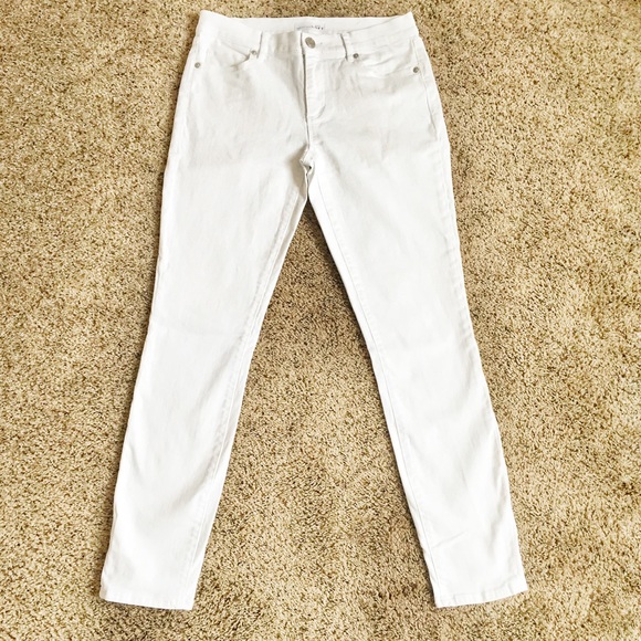 The LOFT Modern Skinny White Jeans - Picture 2 of 3